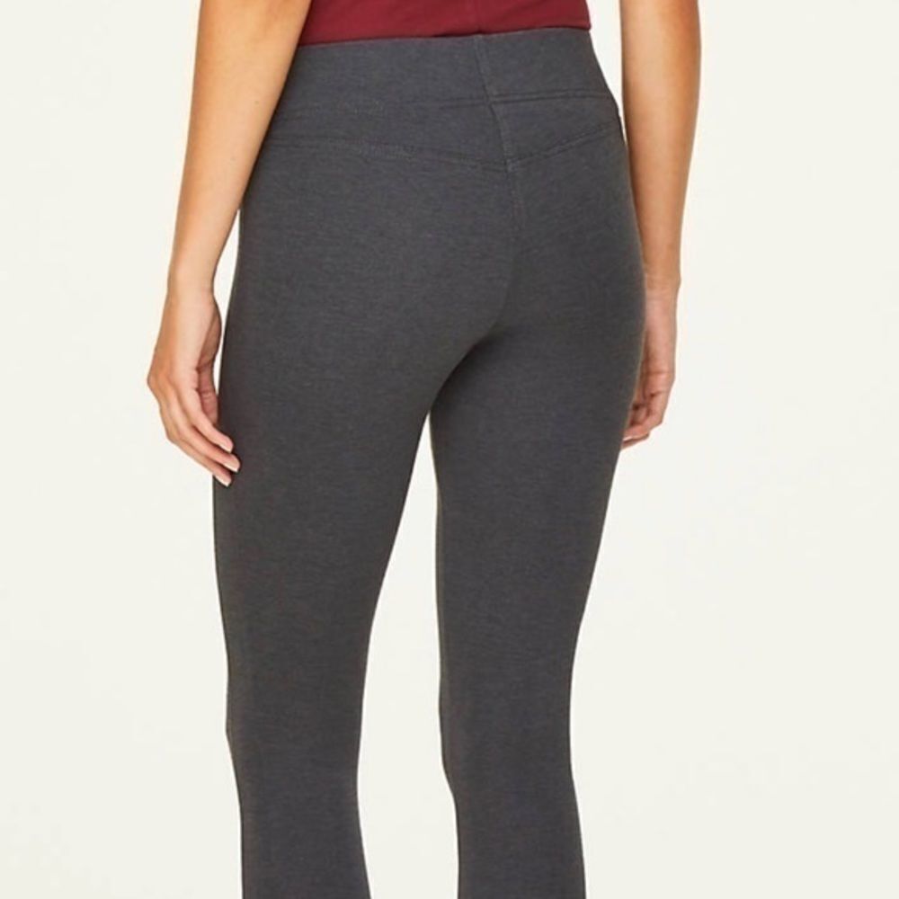 LOFT Dark Grey Ponte Leggings-NWT     - Picture 2 of 7